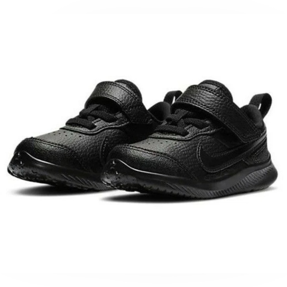 Nike Kids Varsity Leather TDV Infant CN9397-001 Black Size 4C